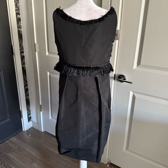 NWT Vintage 90s Moschino Cheap and Chic Black Cocktail Dress Size IT 44 US 10 - Picture 5 of 11